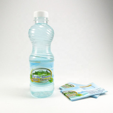 Pack Pet manga encogiendo etiqueta PVC PVC Etiqueta para botellas de plástico